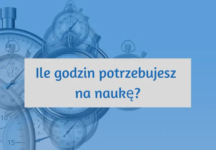 Ile trwa nauka angielskiego do poziomu B2? Tarcze stoperów symbolizują czas potrzebny na naukę.