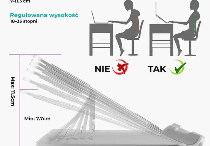 Jak ustawić monitor na biurku, aby uniknąć bólu pleców i oczu