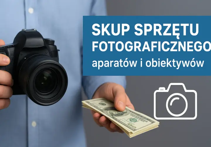 Chcesz wiedzieć, gdzie sprzedać aparat fotograficzny? Zobacz, jak łatwo zamienić sprzęt na gotówkę.
