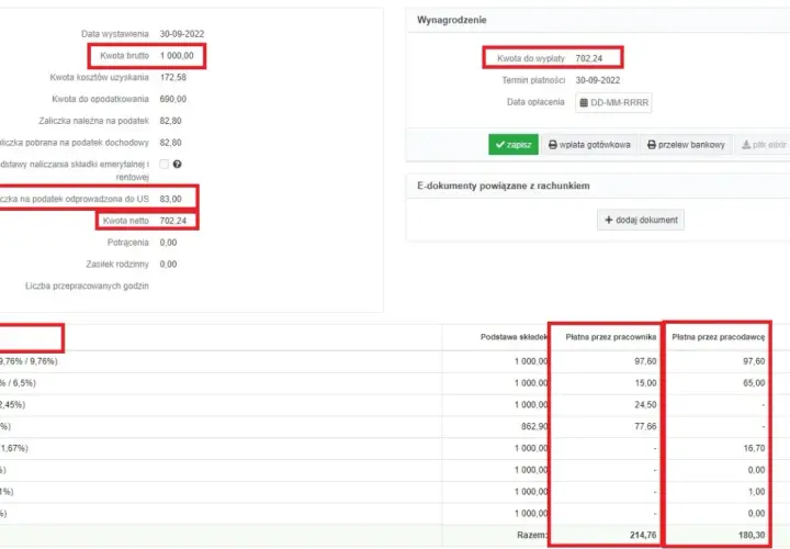 Ile to netto 60 zł brutto na zleceniu? Od 43,45 do 60 zł!