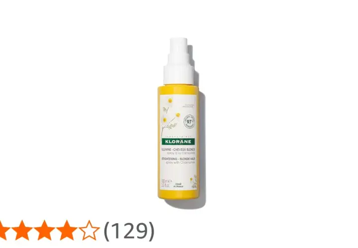 Klorane eorol kamomill spray för blont hår. Ger en naturlig uppljusning med kamomillextrakt.