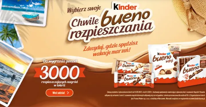 Gdzie jest kod Kinder Bueno? Znajdź go i zgarnij nagrody!