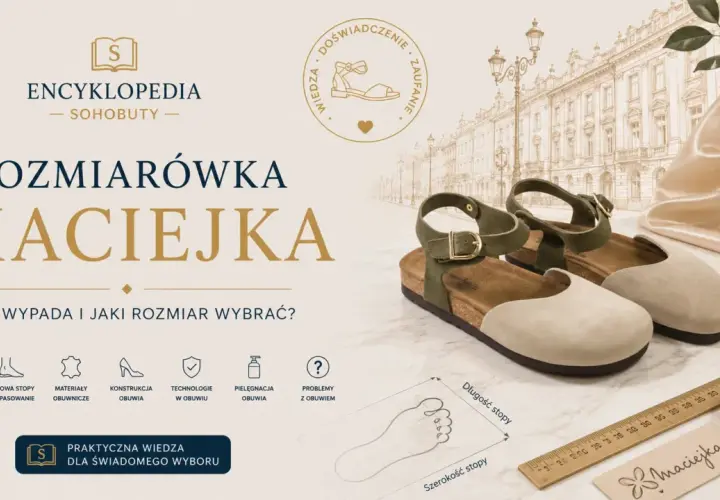 Sandały Maciejka, idealne na lato. Zastanawiasz się, czy nie będą za duże buty o 1 rozmiar? Sprawdź naszą rozmiarówkę i dobierz idealny model.