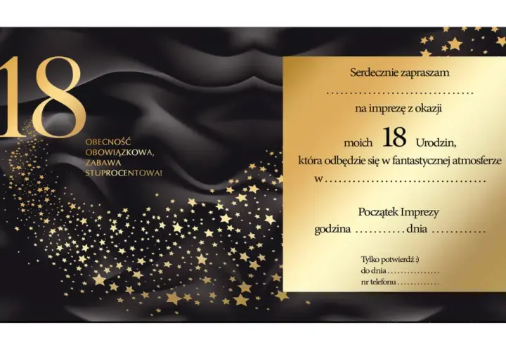Niezapomniane zaproszenie na 18. urodziny: Wzory, teksty, porady