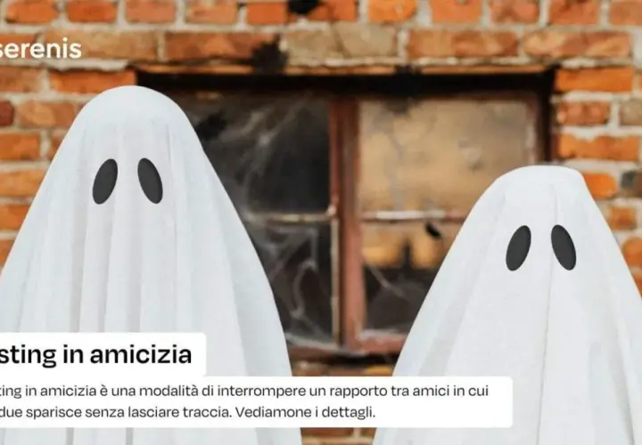 Due amici, vestiti da fantasmi, affrontano il "ghosting in amicizia", una sparizione improvvisa che lascia senza parole.