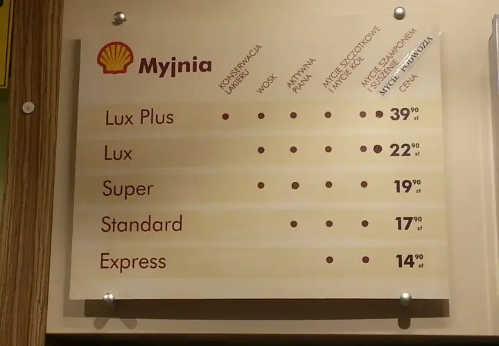 Myjnia Shell: Programy, ceny i 4. mycie gratis jak oszczędzić?