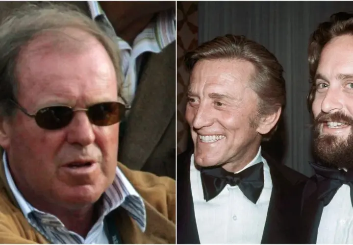 Kirk Douglas, którego kirk douglas polskie korzenie, z synem Michaelem.