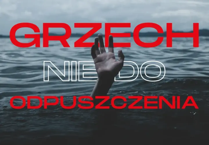 Dłoń wystająca z wody, symbolizująca grzechy przeciwko duchowi świętemu, które są nie do odpuszczenia.