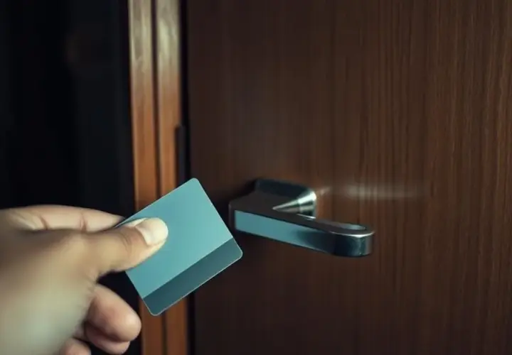 Jak zamknąć drzwi w hotelu na kartę od środka? Pełne bezpieczeństwo!