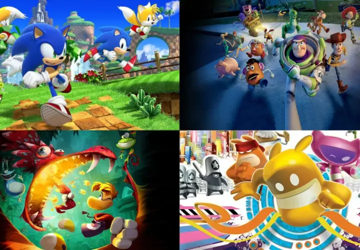 Sonic, Buzz Lightyear, Rayman i inne postacie z najlepszych gier na Xbox 360.