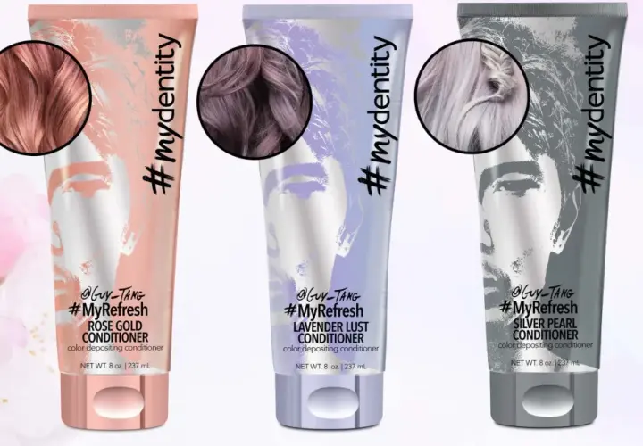 Trzy odżywki #MyRefresh: Rose Gold, Lavender Lust i Silver Pearl. Idealne, by odświeżyć kolor włosów i nadać im nowy blask.