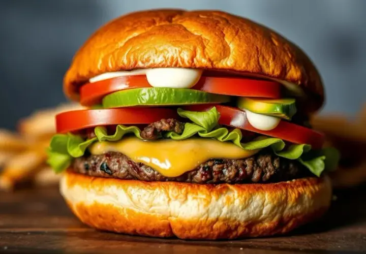 Ile kalorii ma burger wołowy? Sprawdź fakty i porównania