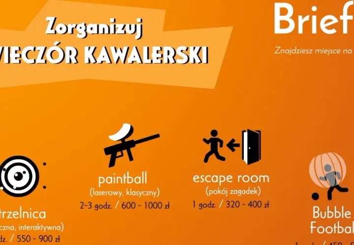 Pomysły na kawalerski: strzelnica, paintball, escape room, Bubble Football. Zorganizuj niezapomniany wieczór!
