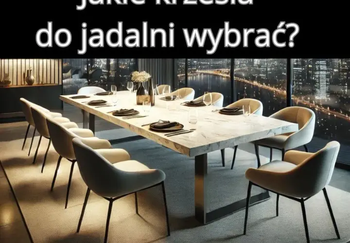 Jakie krzesła do jadalni wybrać, aby uniknąć niekomfortowych posiłków?