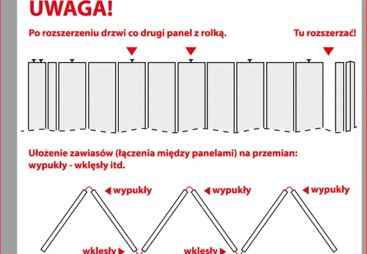 Jak zamontować drzwi harmonijkowe bez błędów - krok po kroku