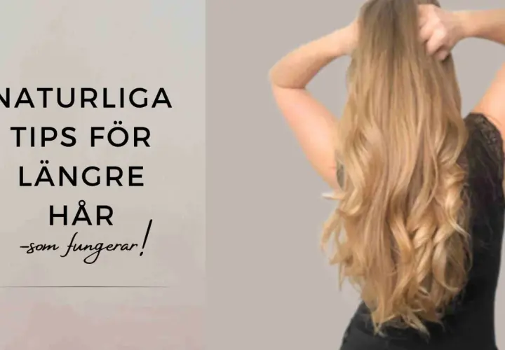 Naturliga tips för hur man får långt hår som fungerar. En kvinna med långt, blont hår.
