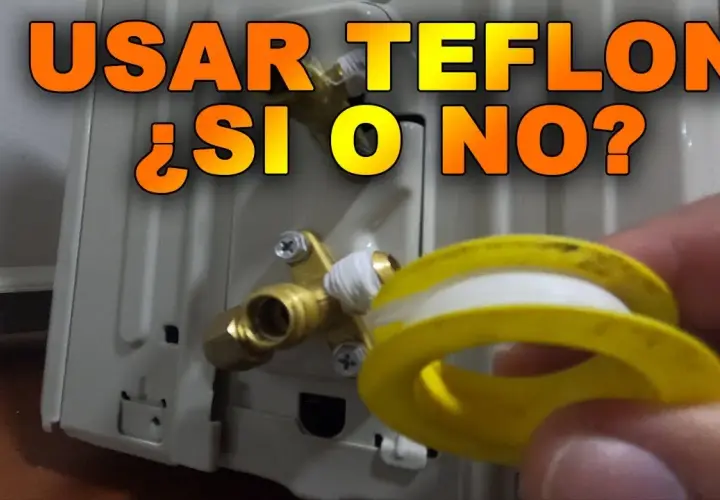 ¿Se puede usar teflón para conexiones de gas sin riesgo de fugas?