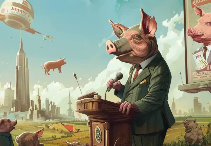 Folwark zwierzęcy: Czy Orwell przewidział dzisiejszą politykę?