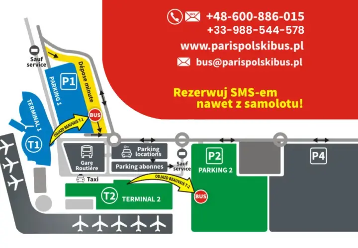 Jak dojechać z lotniska Paryż Beauvais do centrum bez zbędnych kosztów