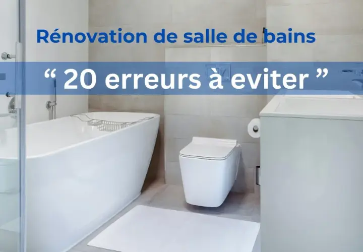 Rénovation salle de bain : découvrez les erreurs à éviter pour une étanchéité parfaite. Une baignoire, une douche et un WC modernes.