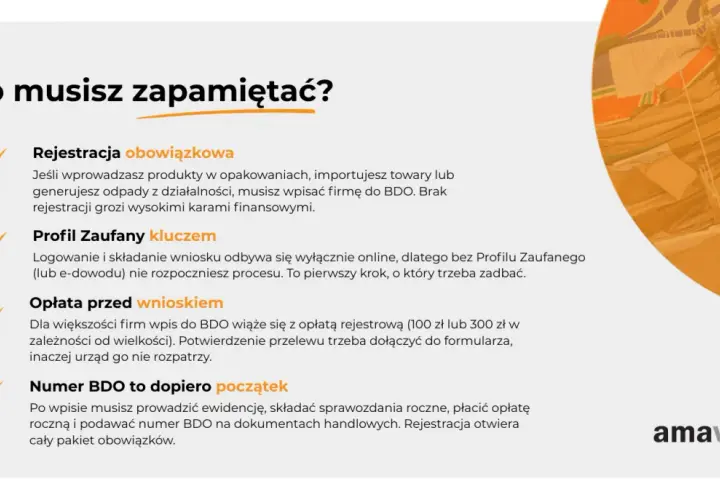 Kluczowe informacje o rejestracji w BDO: obowiązek, Profil Zaufany, opłata i dalsze kroki. Bez tego nie rozpoczniesz procesu.