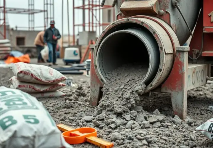 Ile cementu na betoniarkę 200 litrów? Oblicz dokładnie potrzebne ilości