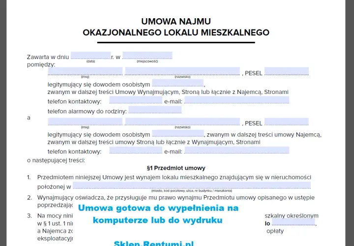 Najem okazjonalny: Bez notariusza to zwykła umowa? Sprawdź!