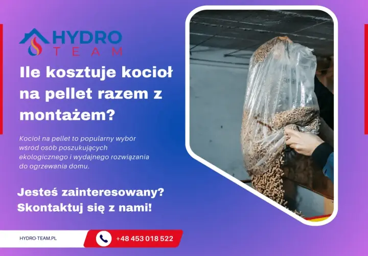 Kocioł na pellet to ekologiczne rozwiązanie. Na zdjęciu widać worek z pelletem, gotowy do zasypania do pieca.