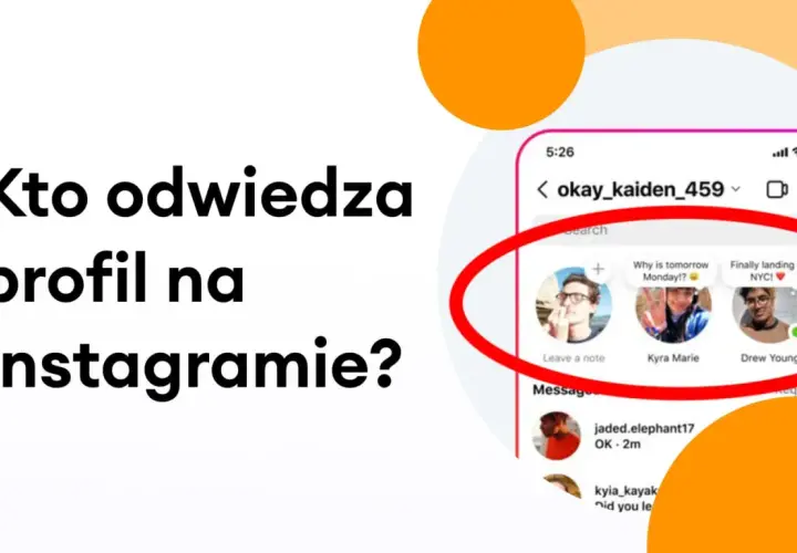 Kto odwiedza profil na Instagramie? Widok historii z profilu, gdzie widać zdjęcia znajomych i opcję "Leave a note".