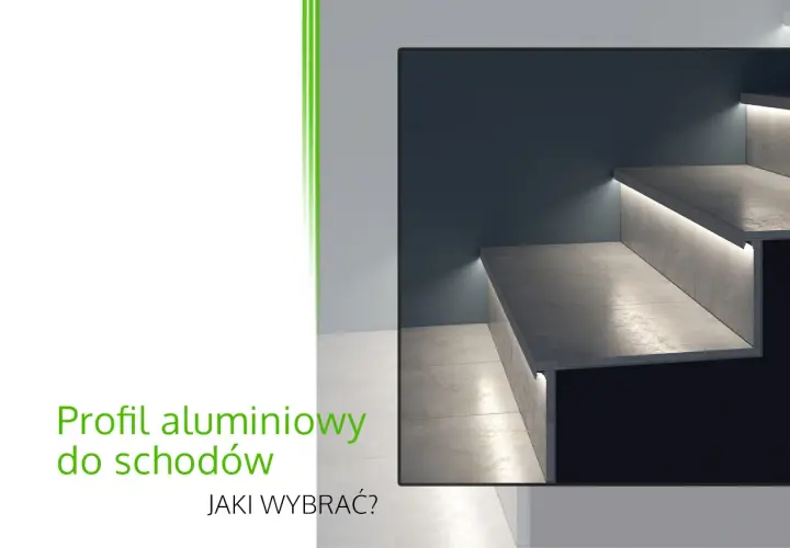 Nowoczesne schody z oświetleniem LED. Jaki profil na schody wybrać, by uzyskać taki efekt?