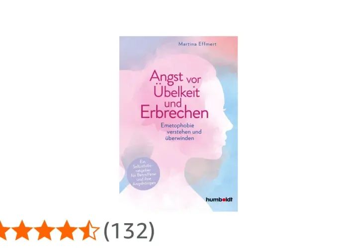 Buchcover: "Angst vor Übelkeit und Erbrechen". Es erklärt, was Emetophobie ist und wie man sie überwindet.
