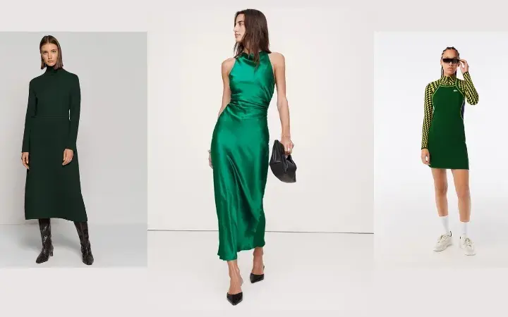 Vestido verde oscuro: ¿qué zapatos elegir para cada ocasión?