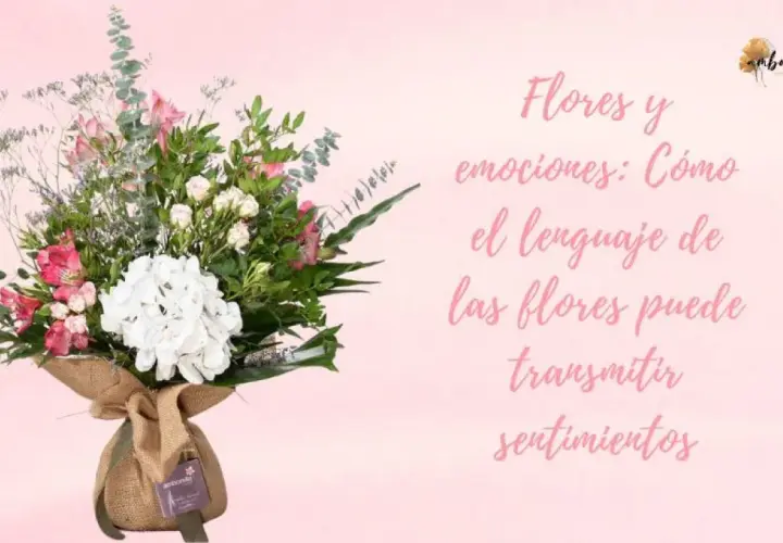 Un ramo de flores blancas y rosas, perfecto para soñar con flores y expresar emociones.