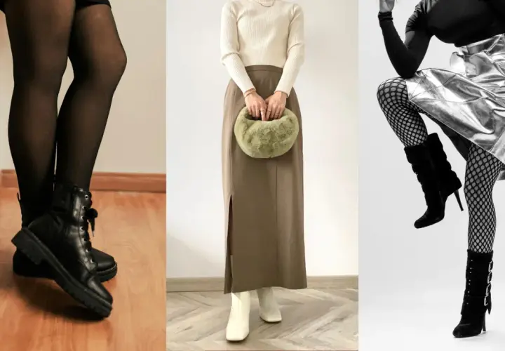 Trzy propozycje stylizacji z botkami: rockowe, eleganckie i odważne. Botki skarpetkowe w roli głównej.