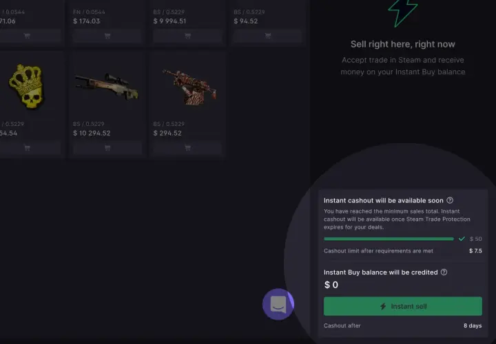 Jak wypłacić pieniądze ze Steam? Zobacz, jak sprzedać przedmioty i otrzymać środki na saldo Instant Buy.
