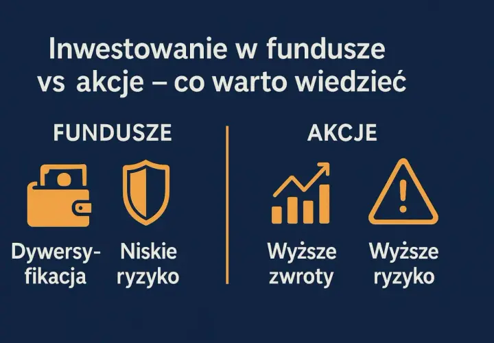 Fundusze: dywersyfikacja, niskie ryzyko. Akcje: wyższe zwroty, wyższe ryzyko. Czy warto inwestować w fundusze inwestycyjne?