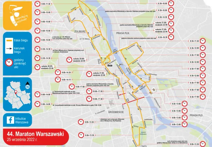 Maraton Warszawski ile km? Długość trasy, etapy i wskazówki dla biegaczy