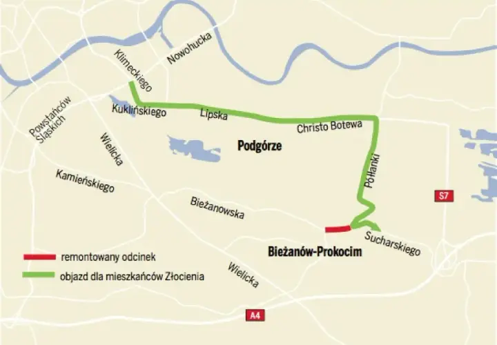 Jak dojechać do osiedla Złotego Wieku w Krakowie - proste trasy i połączenia