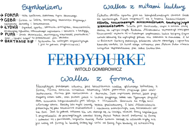 Ferdydurke: Szczegółowe streszczenie. Gombrowicz bez tajemnic!