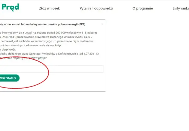 Mój Prąd 6.0: Sprawdź status wniosku Twój przewodnik krok po kroku.