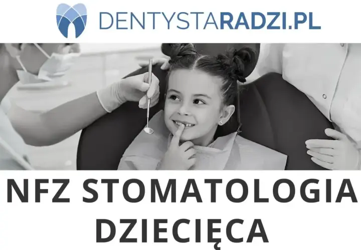 Uśmiechnięta dziewczynka u dentysty. Stomatologia dziecięca NFZ, nawet z możliwością zastosowania narkozy dla komfortu malucha.
