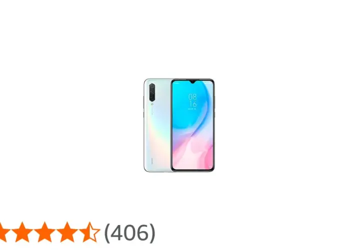 Dwa telefony Xiaomi m1904f3bg, jeden z tyłu, drugi z przodu, z oceną 4,6 gwiazdki.