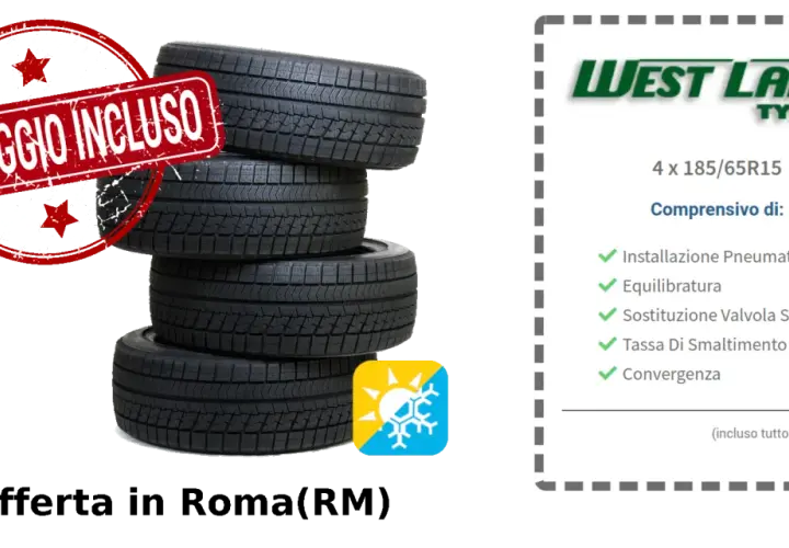 Offerta pneumatici West Lake 185/65R15, con montaggio incluso. Scopri quali sono le ruote motrici ideali per te!