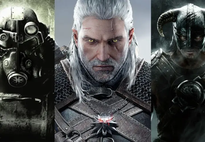 Postapokaliptyczny żołnierz, wiedźmin Geralt i wojownik z Skyrim – ikony fajnych gier fabularnych.