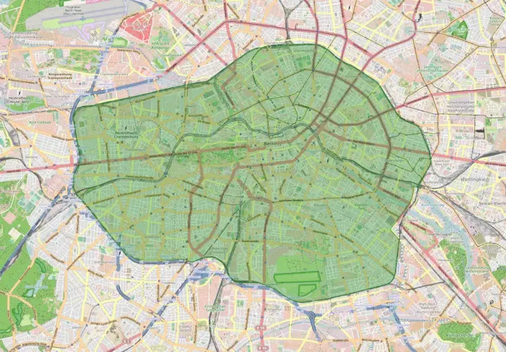 Strefa ekologiczna Berlin - Mapa i zasady