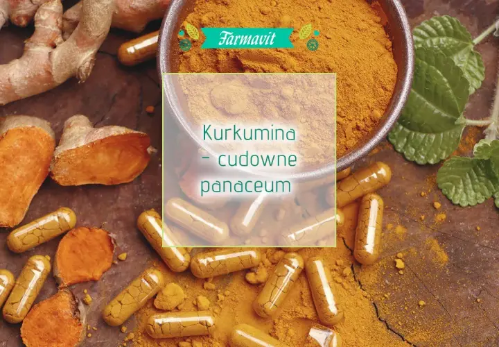 Kurkumina w kapsułkach i korzeń, otoczona proszkiem. Poznaj jej cudowne właściwości i odpowiednie kurkumina dawkowanie.