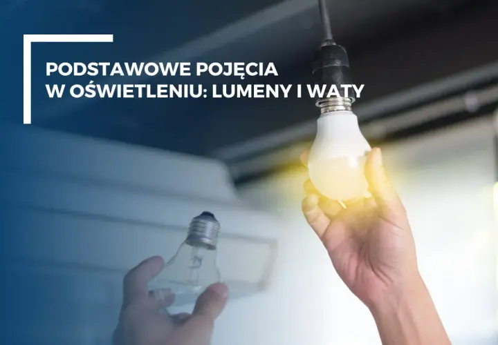 Dłoń trzyma żarówkę LED, obok druga, stara. Dowiedz się, ile watów ma 15 w led.