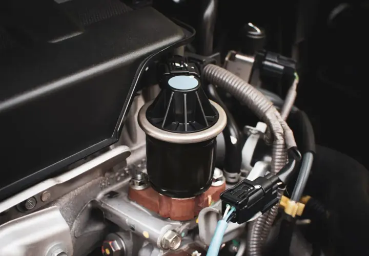 Componente del motor de coche de gasolina que podría causar tirones a bajas revoluciones.