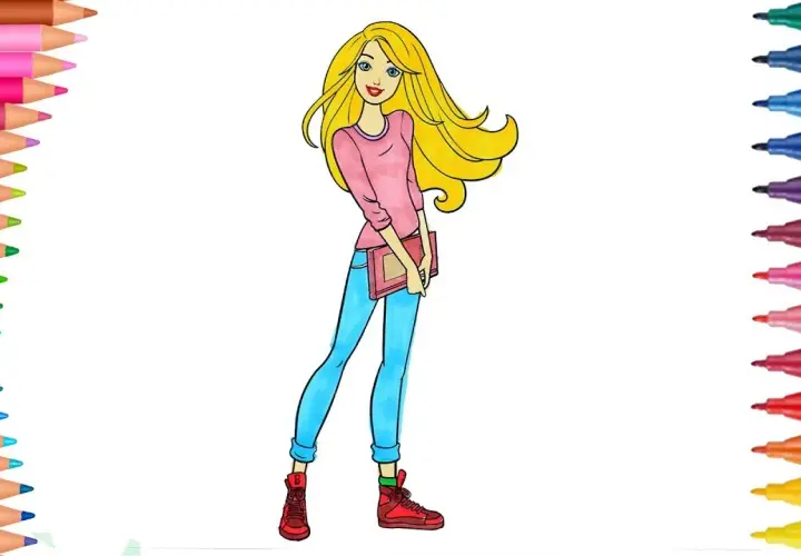 Jak narysować Barbie łatwo i szybko - krok po kroku dla każdego