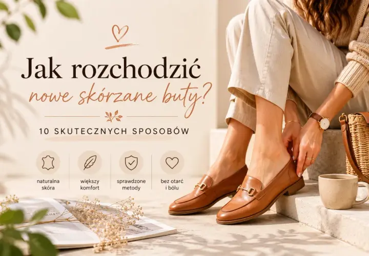 Jak sprawdzić czy buty są skórzane? Poradnik jak rozchodzić nowe skórzane buty, by były wygodne i bez otarć.
